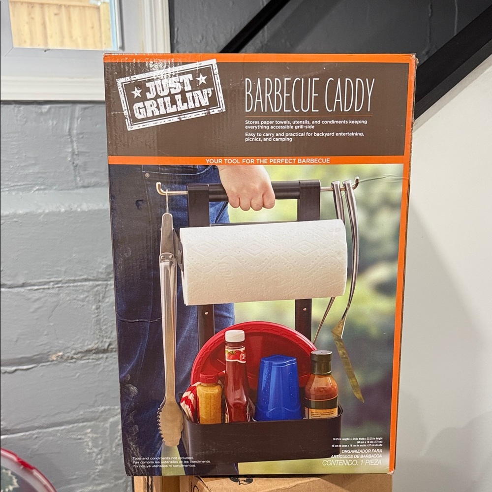 Black Barbecue Caddy